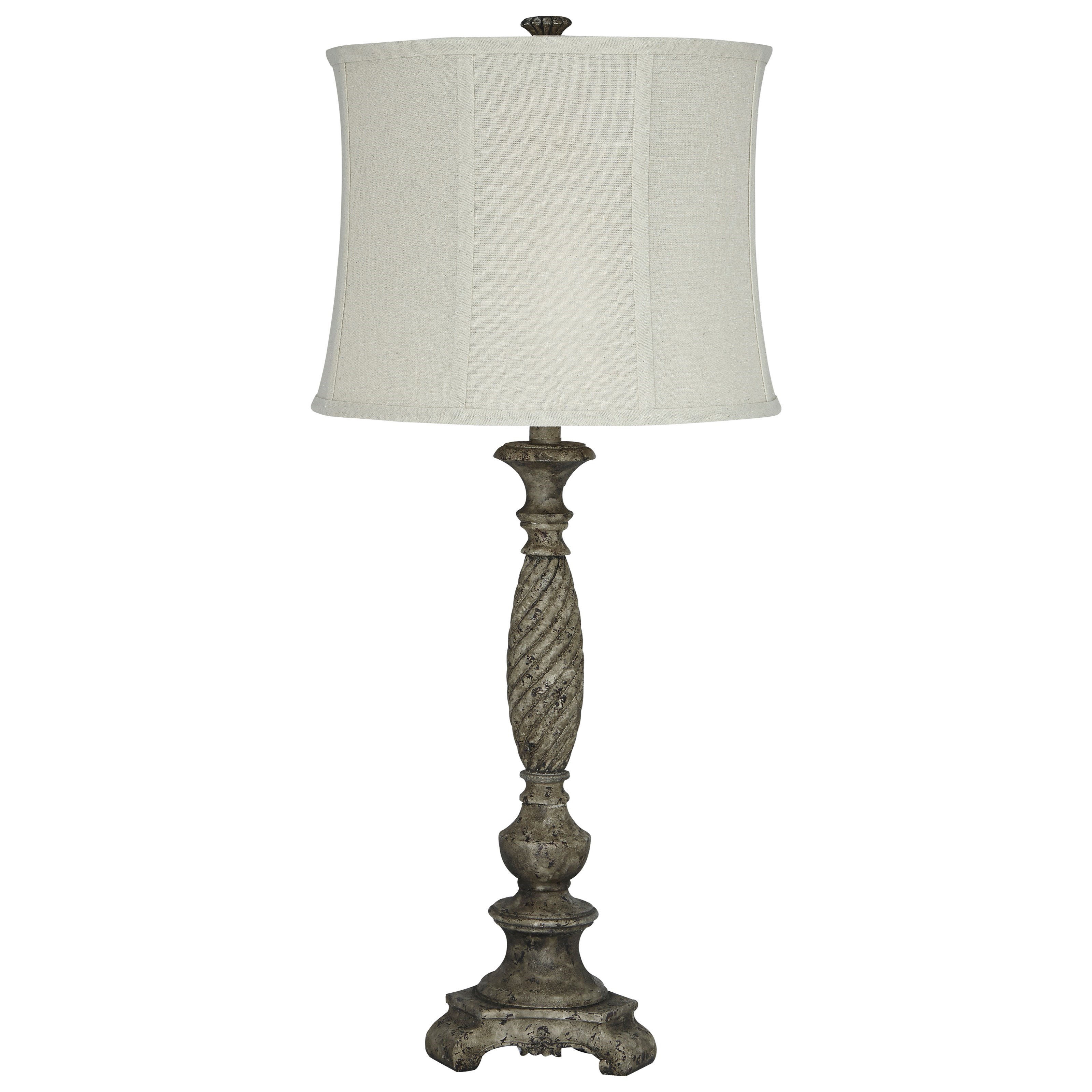 Ashley furniture vintage style linora antique table outlet lamp
